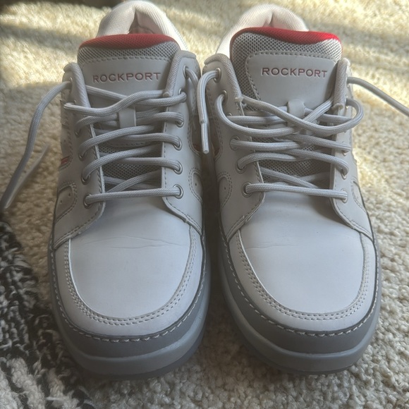 Men 7.5 Rockport XCS trutech Grey/red Worn once - Picture 2 of 6